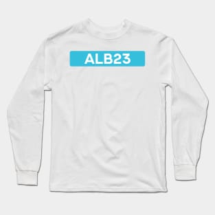 Alexander Albon Driver Plate - 2023 Season Long Sleeve T-Shirt